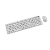 Gembird KBS-WMS-01-W Silent key Pro Business wireless desktop set white US layout