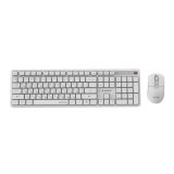 Gembird KBS-WMS-01-W-CYRL Silent key Pro Business wireless desktop set white RU layout
