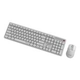 Gembird KBS-WMS-01-W-CYRL Silent key Pro Business wireless desktop set white RU layout