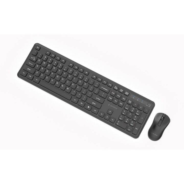 Gembird KBS-WPS-01 Slim Pro Business wireless desktop set black US layout