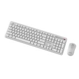 Gembird KBS-WPS-01 Slim Pro Business wireless desktop set white RU layout