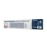 Gembird KBS-WPS-01 Slim Pro Business wireless desktop set white RU layout