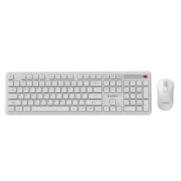 Gembird KBS-WPS-01 Slim Pro Business wireless desktop set white US layout