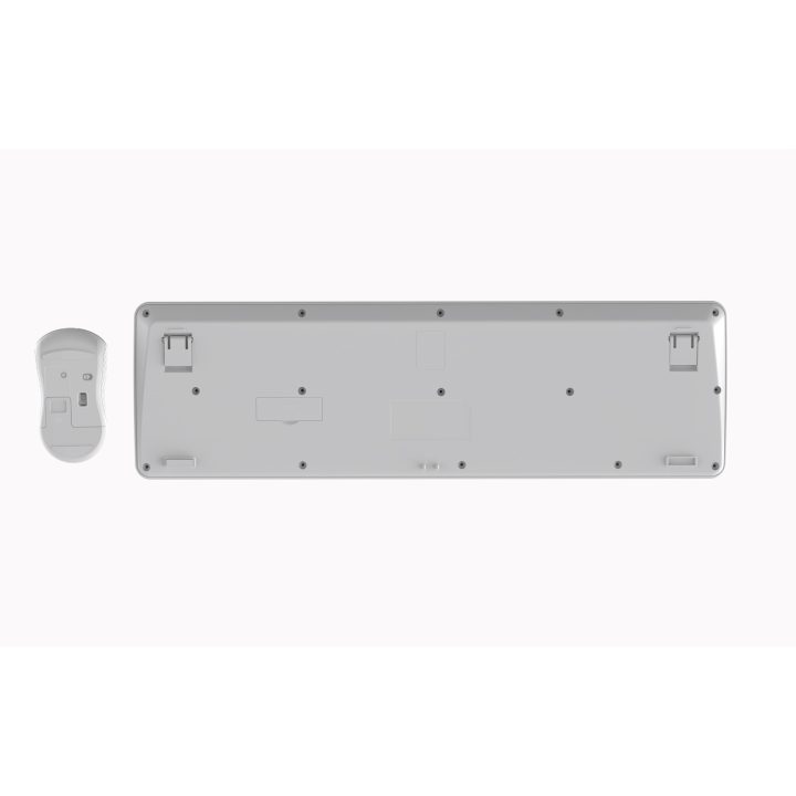 Gembird KBS-WPS-01 Slim Pro Business wireless desktop set white US layout