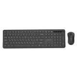 Gembird KBS-WPS-01-W Slim Pro Business wireless desktop set black RU layout