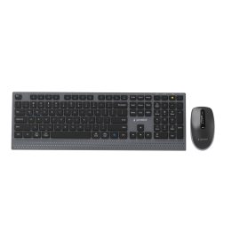 Gembird KBS-WPS-02 Dual-mode slim wireless desktop set 2.4G+BT US layout