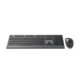 Gembird KBS-WPS-02 Dual-mode slim wireless desktop set 2.4G+BT US layout