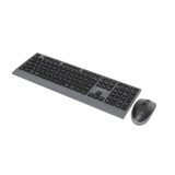 Gembird KBS-WPS-02-CYRL Dual-mode slim wireless desktop set 2.4G+BT RU layout