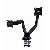 Gembird MA-DA2-03 monitor mount / stand 88.9 cm (35 ) Desk Black