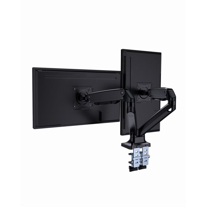 Gembird MA-DA2-03 monitor mount / stand 88.9 cm (35 ) Desk Black