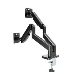 Gembird MA-DA2-06 Desk mounted adjustable double monitor arm 17 -32 black