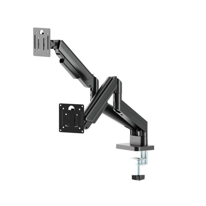 Gembird MA-DA2-06 Desk mounted adjustable double monitor arm 17 -32 black