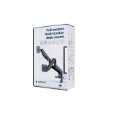 Gembird MA-DA2-06 Desk mounted adjustable double monitor arm 17 -32 black