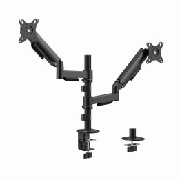 Gembird MA-DA2P-02 Adjustable desk 2-display mounting arm 17”-32” black
