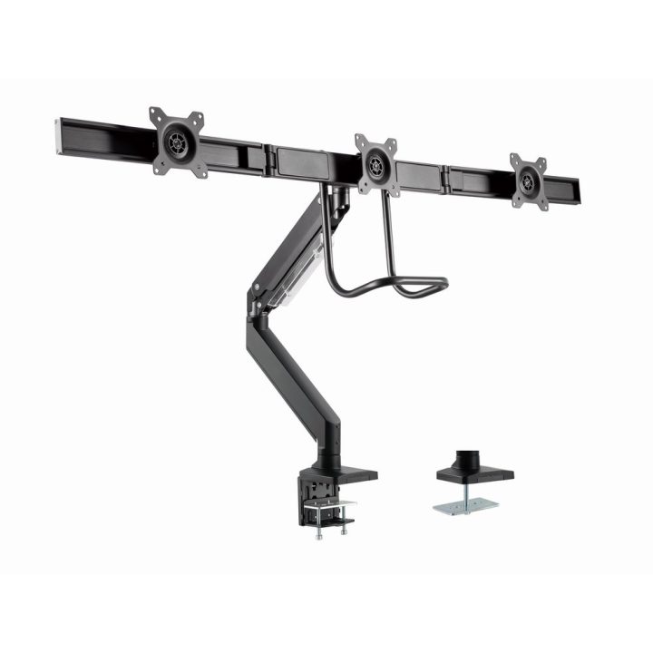 Gembird MA-DA3-03 monitor mount / stand 68.6 cm (27 ) Desk Black