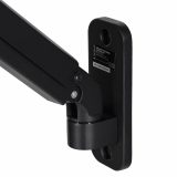 Gembird MA-WA1-01 monitor mount / stand 68.6 cm (27 ) Black Wall