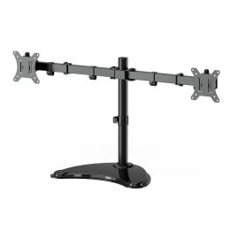 Gembird MS-D2ST-02 Monitor desk stand (rotate tilt swivel) 13”-32” black