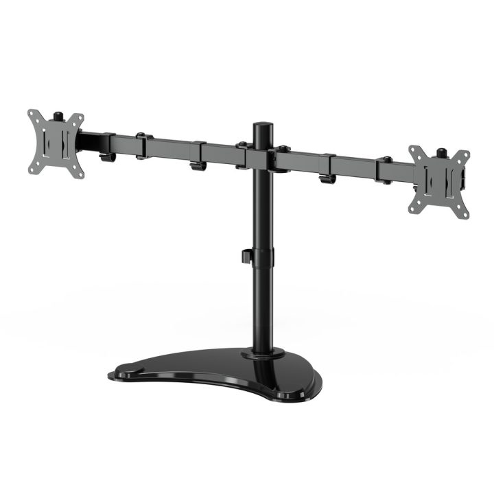 Gembird MS-D2ST-02 Monitor desk stand (rotate tilt swivel) 13”-32” black