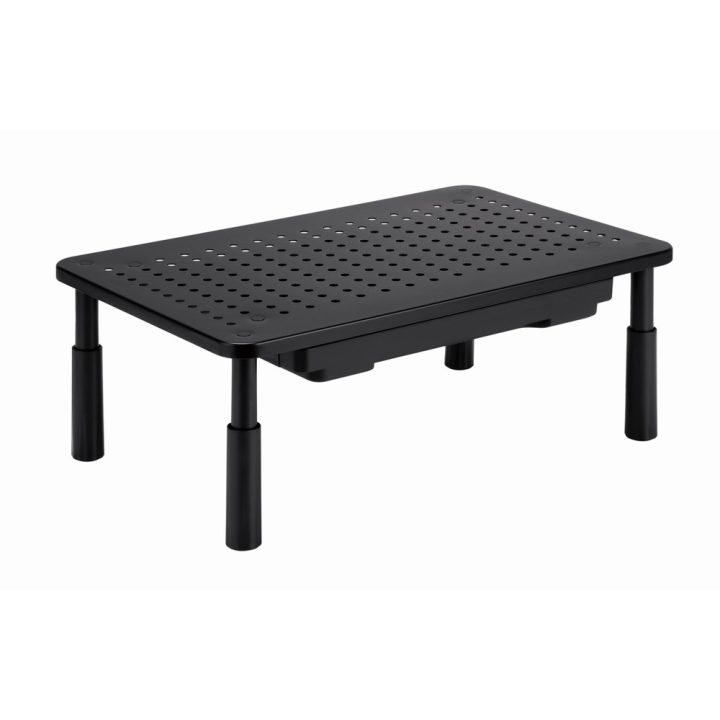 Gembird MS-TABLE-D-01 Adjustable monitor stand with drawer (rectangle)