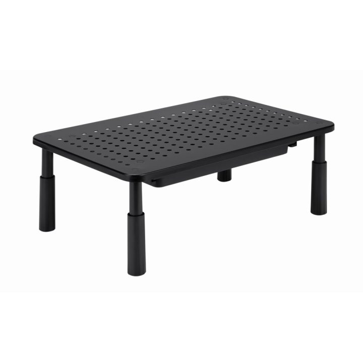 Gembird MS-TABLE-D-01 Adjustable monitor stand with drawer (rectangle)