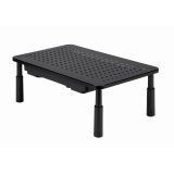 Gembird MS-TABLE-D-01 Adjustable monitor stand with drawer (rectangle)