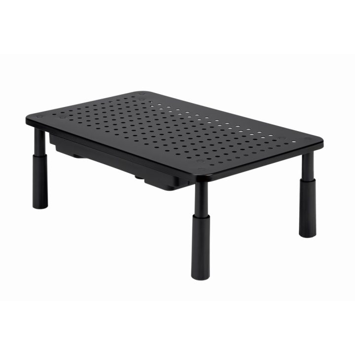 Gembird MS-TABLE-D-01 Adjustable monitor stand with drawer (rectangle)