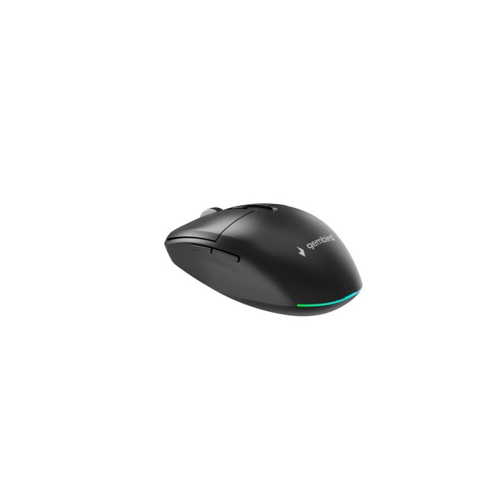 Gembird MUSW2-6B-01 Dual-mode wireless mouse (2.4G + BT) 1600 DPI 6-button black