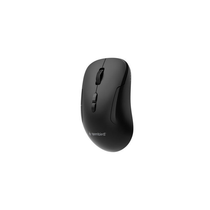 Gembird MUSW2-7B-01 Dual-mode wireless mouse (2.4G + BT) 1600 DPI 7-button black