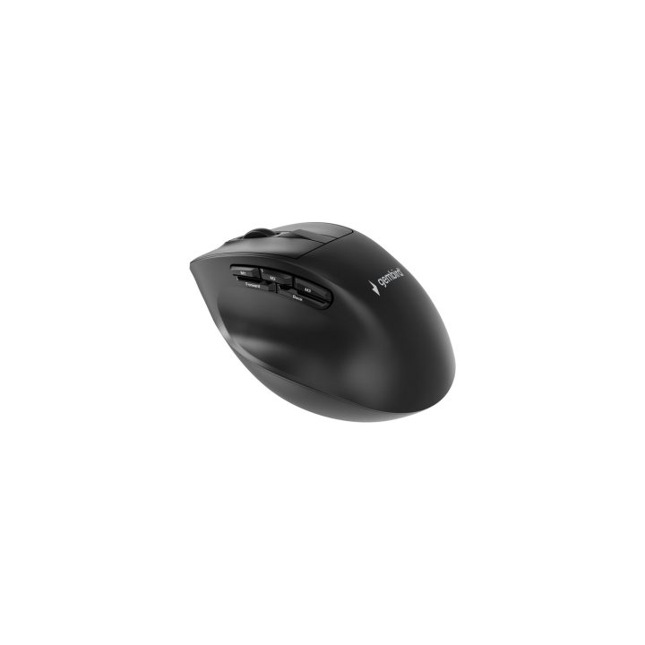 Gembird MUSW3-9B-01 Triple-mode wireless ergonomic mouse (2.4G + BT + USB) 2400 DPI 9-button black