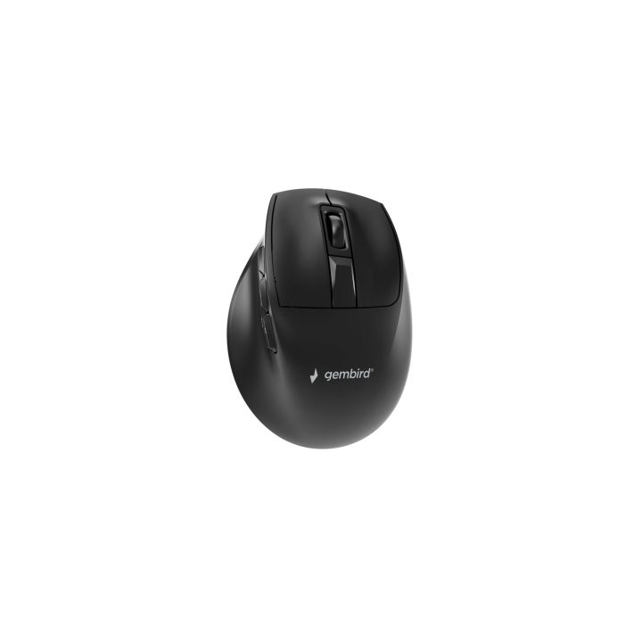 Gembird MUSW3-9B-01 Triple-mode wireless ergonomic mouse (2.4G + BT + USB) 2400 DPI 9-button black
