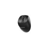 Gembird MUSW3-9B-01 Triple-mode wireless ergonomic mouse (2.4G + BT + USB) 2400 DPI 9-button black