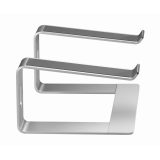 Gembird NBS-D1-01 laptop stand Aluminium Silver 39.6 cm (15.6 )