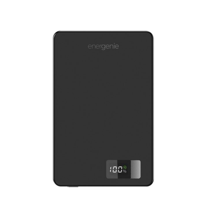Gembird PB10-WPC15M-LCD-01 Magnetic wireless powerbank with LCD 15W 10000 mAh black