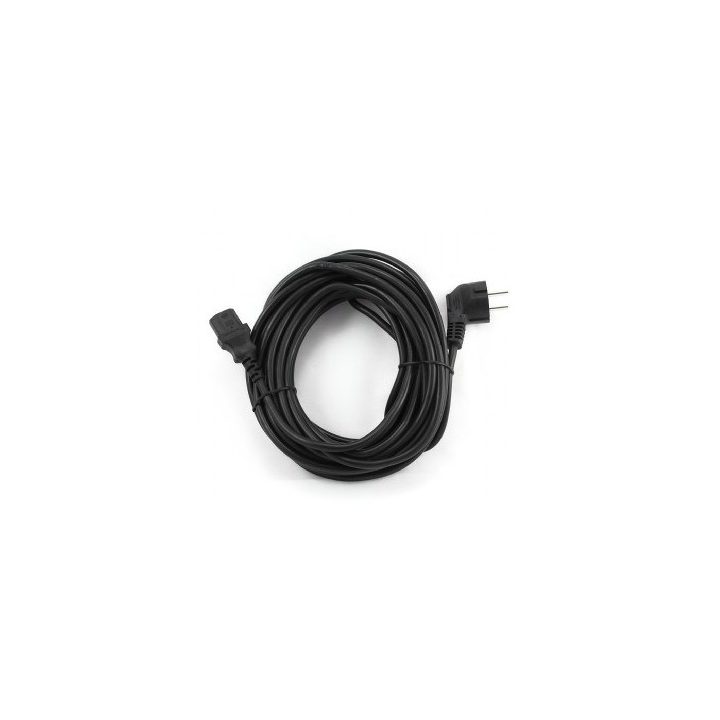 Gembird PC-186-VDE-10M power cable Black CEE7/4 C14 coupler