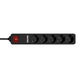 Gembird SPG5-U2-5-02 power extension 1.5 m 5 AC outlet(s) Indoor Black
