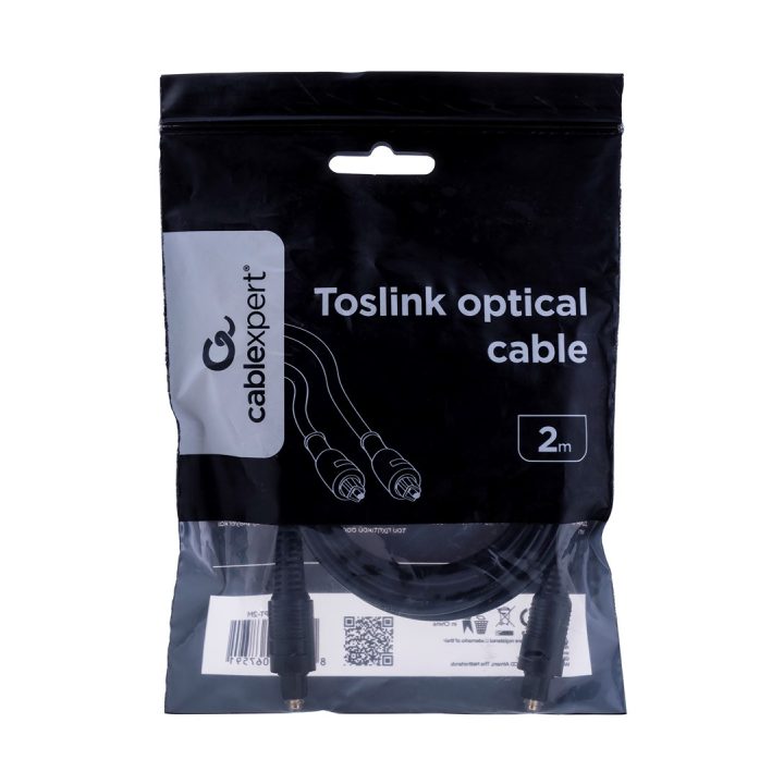 Gembird Toslink 2m audio cable Black