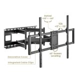 Gembird WM-120ST-01 TV mount/stand 3.05 m (120 ) Black