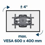 Gembird WM-75ST-01 TV mount/stand 190.5 cm (75 ) Black
