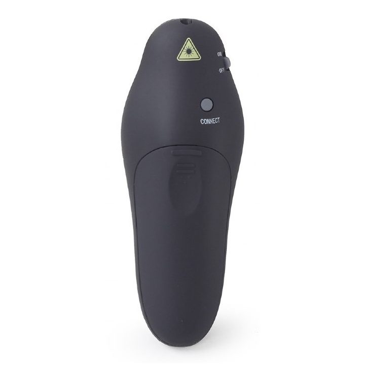 Gembird WP-L-11 wireless presenter RF Black