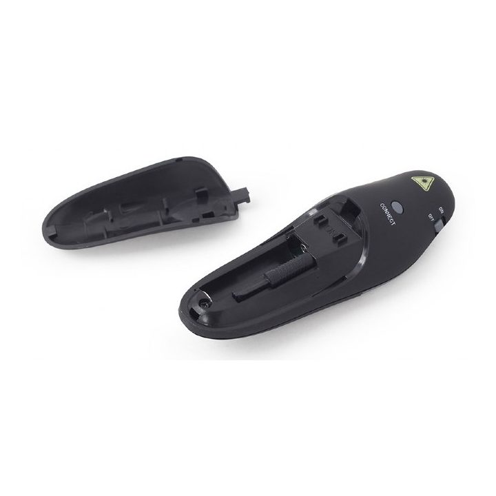 Gembird WP-L-11 wireless presenter RF Black