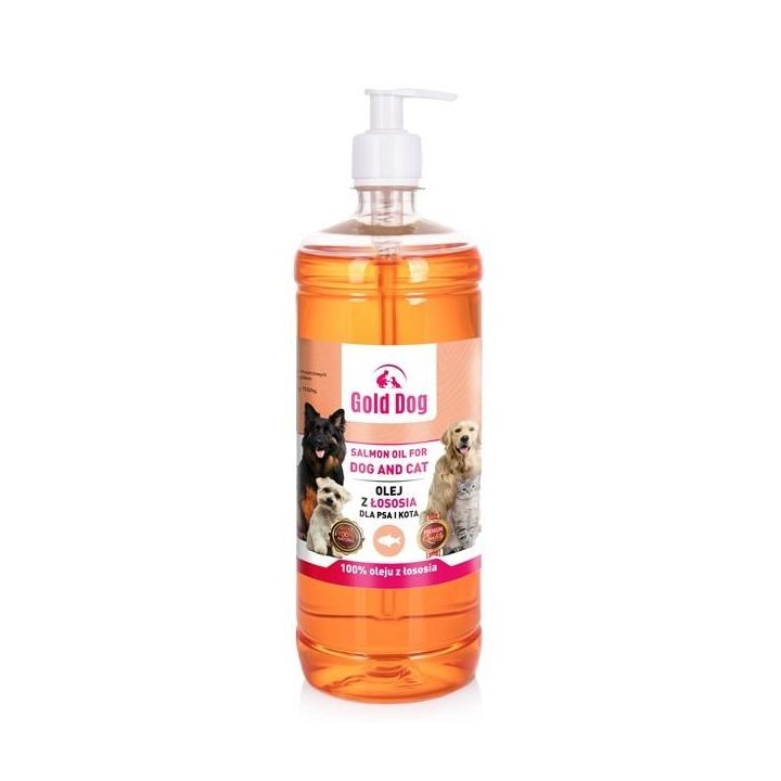 GOLD DOG - salmon oil for dogs and cats - 1 l