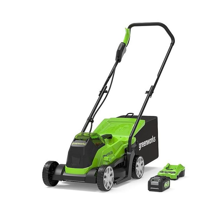 33 cm cordless mower Greenworks GD24LM33K4 - 2516107UB - charger + 4Ah battery kit