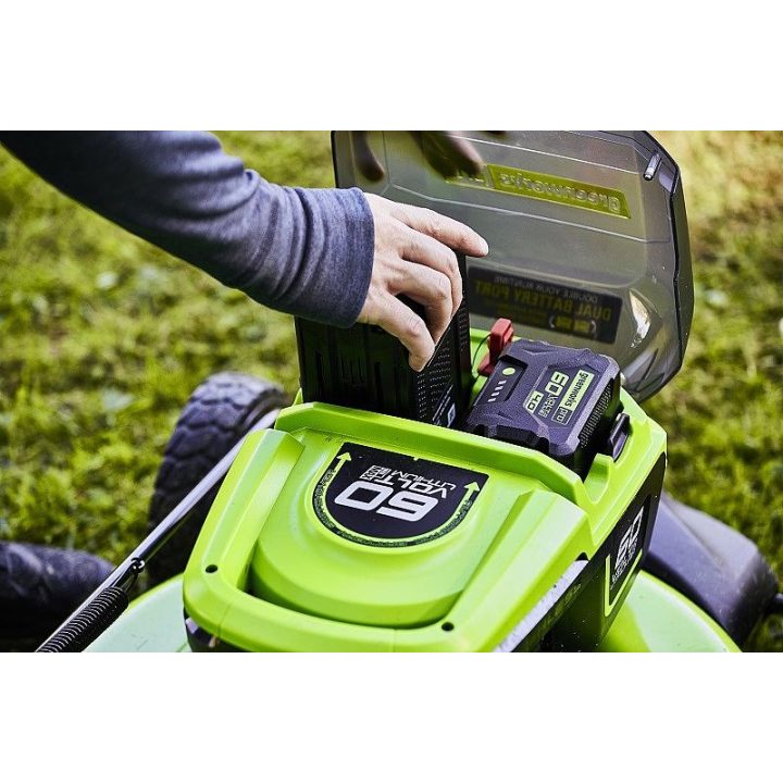 Cordless Lawnmower with Drive 60V 4Ah 51 cm Greenworks GD60LM51SPK4 - 2514307UB