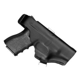 Leather holster for Glock 19 pistol
