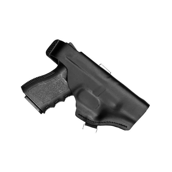 Leather holster for Glock 19 pistol