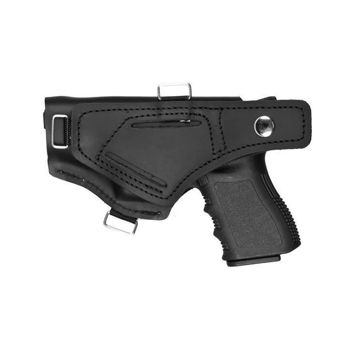 Leather holster for Glock 19 pistol