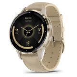 Garmin 010-02785-55 smartwatch / sport watch 3.05 cm (1.2 ) AMOLED 41 mm Digital 390 x 390 pixels Touchscreen Gold Wi-Fi GPS (sa