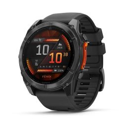 Garmin Fenix 8 3.56 cm (1.4 ) AMOLED 51 mm Digital 454 x 454 pixels Touchscreen Titanium Wi-Fi GPS (satellite)