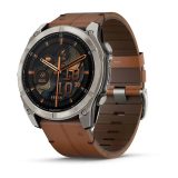 Garmin Fenix 8 3.56 cm (1.4 ) AMOLED 51 mm Digital 454 x 454 pixels Touchscreen Titanium Wi-Fi GPS (satellite)