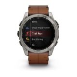 Garmin Fenix 8 3.56 cm (1.4 ) AMOLED 51 mm Digital 454 x 454 pixels Touchscreen Titanium Wi-Fi GPS (satellite)